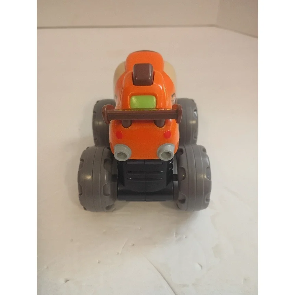 Chomp Squad Leopards Monster Truck Toy Orange Leopard Chomping Action Vehicle